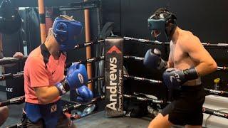 Unbeaten Pro Boxer Sparring Amateur National Champion - Dan Morley sparring Harvey Orriss