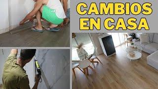 CAMBIAMOS EL SUELO DE CASA y cambios en la entrada!!!