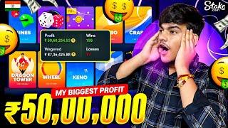 This Is My Biggest Profit In Stake | Stake All In Challenge  | Stake Strategy | Stake Low Balance