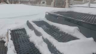 HOTStars Heated Snow Melting Stair Treads from KEMF / Tapis Chaufants