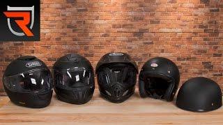 Motorcycle Helmet Type Buyer's Guide Video | Riders Domain