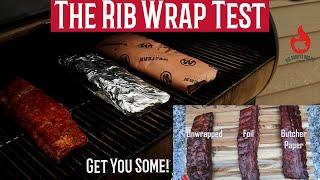 Rib Wrap Test | Should you wrap Ribs in Foil or Butcher Paper or Unwrapped | Smoked Baby Back Ribs