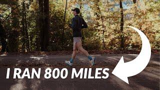 I Ran 800 Miles This Year!