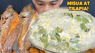 Misua at Pritong Tilapia Mukbang Asmr | Filipino Food Mukbang Philippines