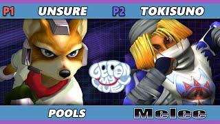 GOML 2023 - Unsure (Fox) Vs. tokisuno (Sheik) Smash Melee - SSBM