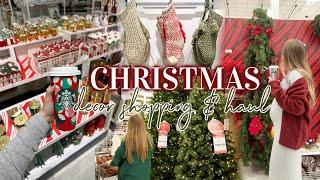 CHRISTMAS DECOR SHOPPING! inspiration, shopping, & haul! Target, Homegoods, Hobby Lobby, Walmart!