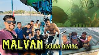 मालवण देवबाग ला deep sea scuba diving ची मजाच वेगळी 