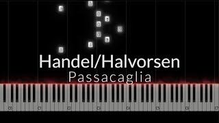 Passacaglia - Handel/Halvorsen Piano Tutorial