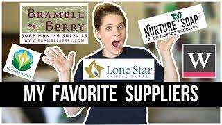 My Favorite Companies (+ SAVE MONEY ON SUPPLIES) | Royalty Soaps