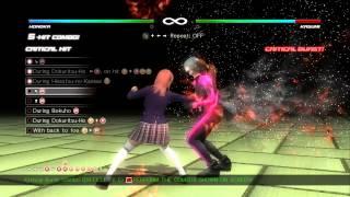 Dead or Alive 5: Last Round - Honoka Combo Challenge [60 FPS]