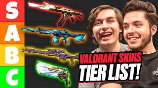 Ranking The Best VALORANT SKINS (Tier List)