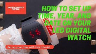 How to Set Up Time on Led Digital Watch | Paano Eset ang Time ng Led Digital Watch