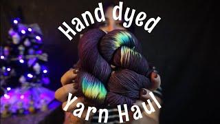 Hand dyed YARN HAUL | Sock Obsession Yarns | Mace of Skeins | StarsGrove | Indie Dyers | Nov 2021