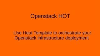 Use Openstack heat template to deploy openstack networks - HOT + Neutron networks