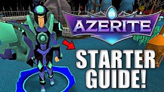 THE *PERFECT* STARTER GUIDE TO THIS NEW CUSTOM RSPS! | AZERITE CUSTOM RSPS! (HUGE GIVEAWAY)