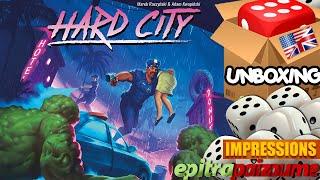 Hard City - Unboxing & Impressions (EN) by Epitrapaizoume