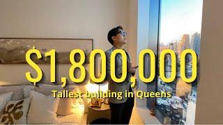 進入豪宅工地現場！紐約6千萬全景豪宅開箱｜Inside a $1.8 Million NYC APARTMENT with SWEEPING Skyline View｜MaWang Vlog #4