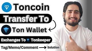 How To Transfer Toncoin Exchange To Ton Wallet In 2024 | Get Ton In TonKeeper In hindi / Urdu