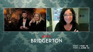 BRIDGERTON (SEASON 3)  - LUKE NEWTON & NICOLA COUGHLAN INTERVIEW ( 2024)