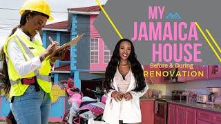 PINKY BLING JAMAICA HOUSE BEFORE  & DURING RENOVATION. Check out my music @pinkyblingvevo7189