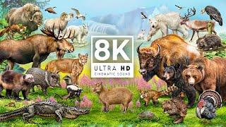 MAJESTIC CREATURES 8K ULTRA HD 120FPS | with Catchy Cinematic Music (color dynamic)