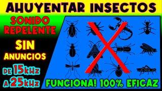 SONIDO PARA AHUYENTAR INSECTOS  REPELENTE DE INSECTOS