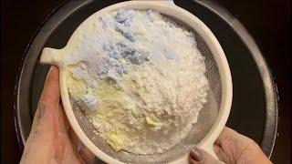 Asmr - satisfying - soft crush baking soda - snow Texture