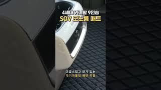 카니발 9인승 하이브리드 튜닝 'SOV모노륨 매트' 시공