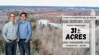 31± Acres with Creek Frontage | Maine Real Estate