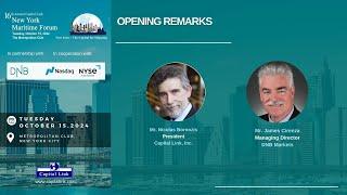 2024 16th Capital Link New York Maritime Forum - Opening Remarks