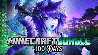 I Survived 100 Days in the Minecraft TWILIGHT JUNGLE as a Cat!