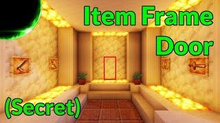 How to Make a Hidden Item Frame Door (1.20.6) | Minecraft Redstone Engineering Tutorial