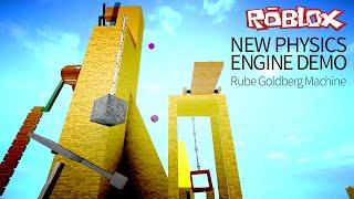 New Physics Engine Demo: Rube Goldberg Machine