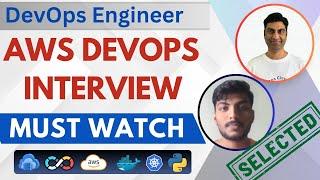 Excellent 2 Years AWS DevOps Engineer Mock Interview with Questions and Answers | Cloud | Docker