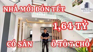 NHÀ MỚI ĐÓN TẾT Nhà ven Nha Trang giá rẻ 1,64 tỷ 106m2 hướng đông nam có sân ô tô 7 chỗ