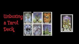 Unboxing a Tarot Deck