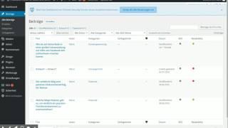 Wordpress Kategorien bestehender Blogbeiträge ändern