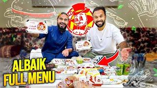 AlBaik Full Menu Challenge ft. @MustafaHanif