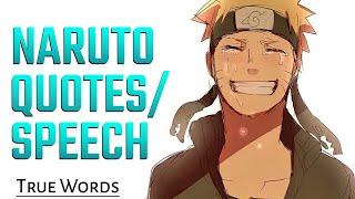 Top 10 Naruto Quotes/Philosophy that I loved with Voice