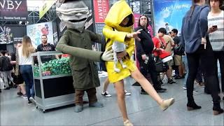 Little Nightmares Cosplay at New York Comic Con dressed up as the Javits Center