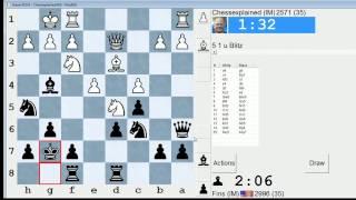 Blitz Chess #223: IM Sielecki (Chessexplained) vs. IM Bartholomew (Modern Defense)