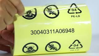 hangte Multi product display label  sticker  video