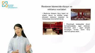 Qurbonova Zebiniso Azimovna , Restoran biznesini rivojlantirishda reklamaning o'rni