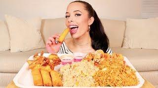 PANDA EXPRESS CHINESE FOOD MUKBANG + fight storytime (part 3)