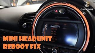 Best Way To Fix Mini Headunit iDrive issue! Freezing Screen Restarting Software Problem!
