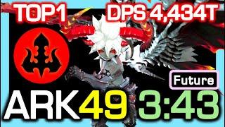 [TOP1 Overall] Dark Lord ARK(Future) 49F 3:43 Skill Rotation / DPS 4,434 Trillion / DragonNest China