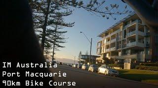 Ironman Australia Port Macquarie Bike Course - Full 90km (55.92 miles) Lap