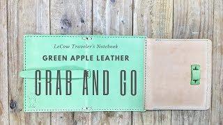 Green Apple Leather | Grab And Go Cover A6 Size