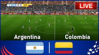 [LIVE] Argentina vs Colombia | The Final | Match LIVE Today • Video Game Simulation