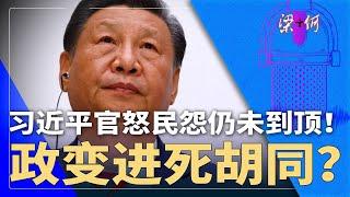 习近平官怒、民怨正在累计中，仍未到顶！政变进入死胡同｜#梁+何（484）